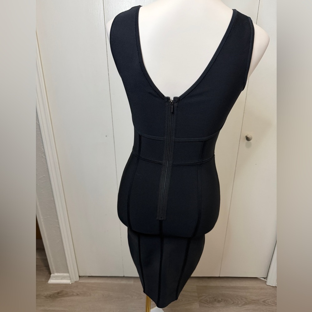 BCBGMaxAzria Classic Black Mini Dress - Picture 6 of 12